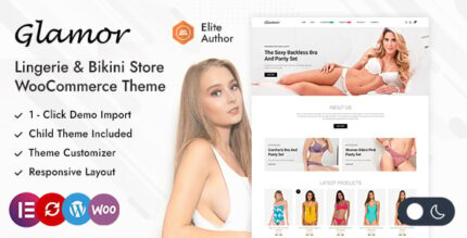 Glamor - Lingerie & Underwear Store WordPress WooCommerce Theme