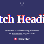 Glitch Heading for Elementor