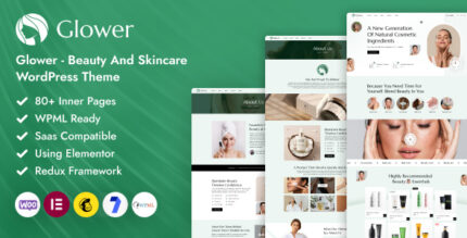 Glower - Beauty and Skincare WordPress Theme