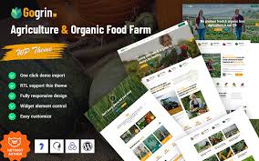 Gogrin - Agriculture and Organic Food WordPress Theme