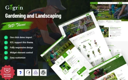 Gogrin - Gardening Plan WordPress Theme