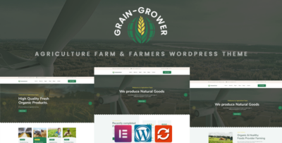 Graingrower - Agriculture Farming WordPress Theme