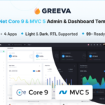 Greeva - ASP.Net Core 9 & MVC5 Admin Dashboard Template