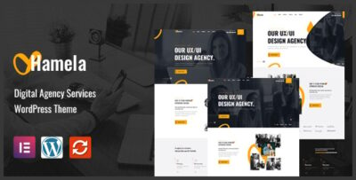 Hamela - Digital Agency Services WordPress Theme