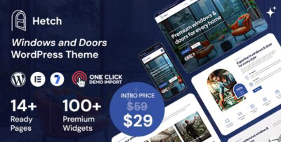 Hetch - Windows and Doors WordPress Theme