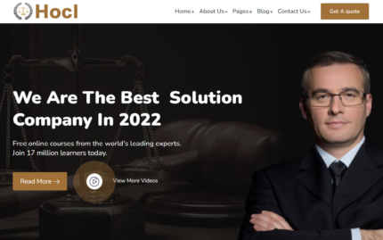 Hocla - Lawyer, Attorney & Law Office Wordpress Theme