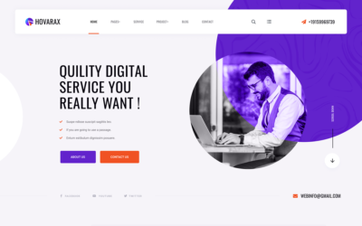 Hovarax - Creative Agency WordPress Theme