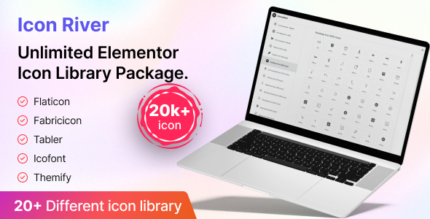 IconRiver - Unlimited Elementor Icon Library Package