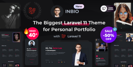 InBio - Personal Portfolio Laravel 11 Template