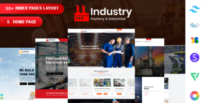 Industry - Tailwind CSS Factory & Industrial Template