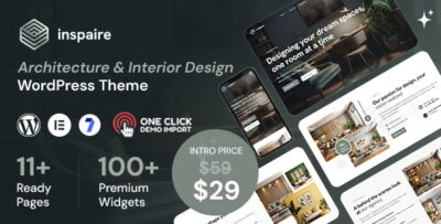 Inspaire - Architecture WordPress Theme