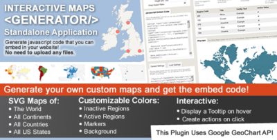 Interactive Maps Generator