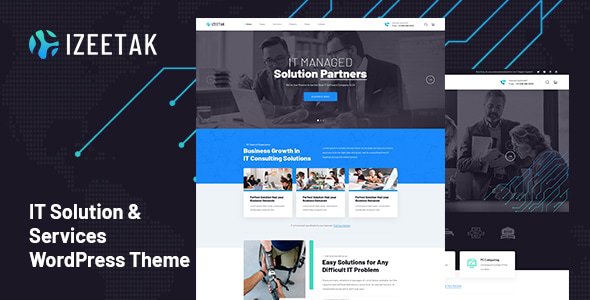 Izeetak - IT Solutions & Services WordPress Theme Izeetak - IT Solutions & Services WordPress Theme