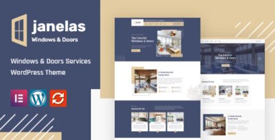 Janelas - Windows & Doors Services WordPress Theme