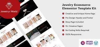 Jewelryx - Jewelry Ecommerce Elementor Template Kit