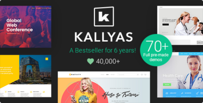 KALLYAS Activated - Responsive Multi-Purpose WordPress Theme