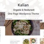 Kalian - Organic Restaurant WordPress Theme