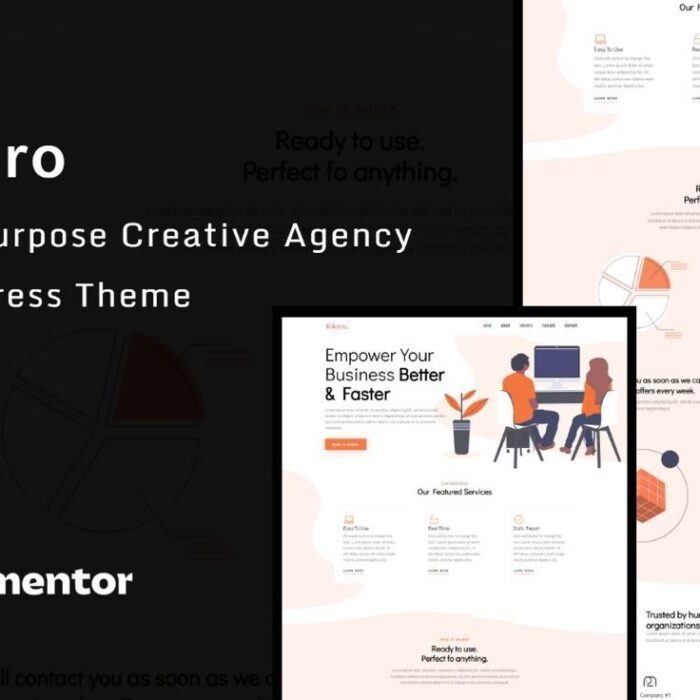 Kikoro - Creative Agency WordPress Theme