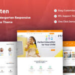 Kindten - Child Kindergarten Responsive WordPress Theme