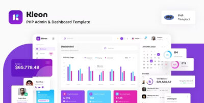 Kleon - PHP Admin Dashboard Template