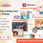 Kundax - Kindergarten Baby Care Children WordPress Theme