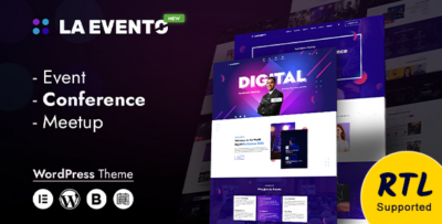 La Evento - An Organized Event WordPress Theme