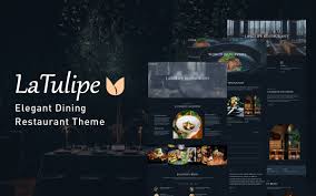 LaTulipe - Tasty Dining Restaurant WordPress Theme