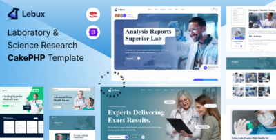 Labux - Laboratory & Science Research CakePHP Template