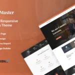 Lawmaster- Lawyer, Attorney and Law Office WordPress Theme