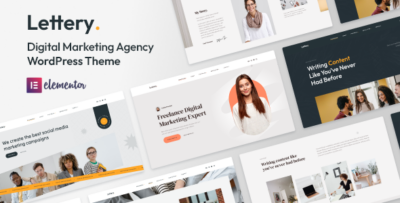 Lettery - Digital Marketing Agency WordPress Theme