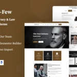 Lowfew - Lawyer and Attorney Responsive WordPress Theme