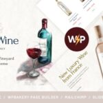 Luxury Wine Liquor Store & Vineyard WordPress Theme + Shop