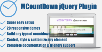 MCountDown - Responsive jQuery Countdown Plugin