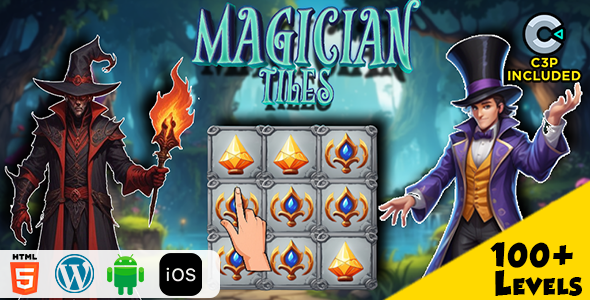 Magician Tiles HTML5 Construct 3 Game Magician Tiles HTML5 Construct 3 Game