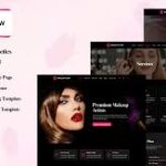 Makeup Flow - Beauty Salon and Cosmetics Elementor Template Kit