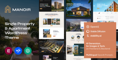 Manoir - Single Property & Apartment WordPress Theme