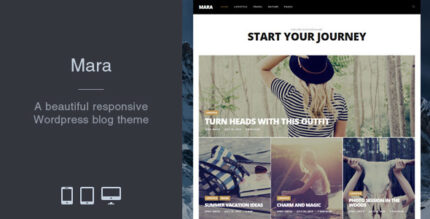 Mara - Beautiful Photo WordPress Blog Theme