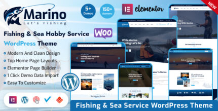 Marino - Fishing & Sea Hobby WordPress Theme