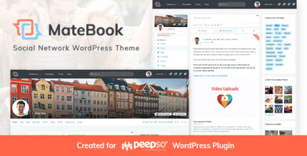 Matebook - Social Network WordPress Theme