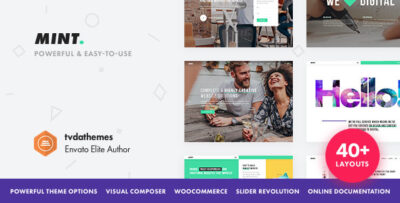 Mint - Creative Multi-Purpose WordPress Theme