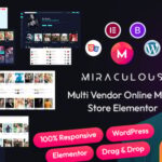 Miraculous - Multi Vendor Online Music Store Elementor WordPress Theme