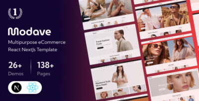 Modave - Fashion eCommerce React Nextjs Template