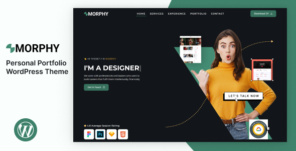 Morphy - Personal Portfolio WordPress Theme Morphy - Personal Portfolio WordPress Theme