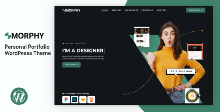 Morphy – Personal Portfolio WordPress Theme