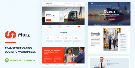 Morz - Transportation WordPress Theme