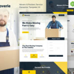 Moverie - Movers & Packers Service Elementor Template Kit