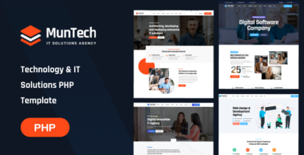 Munteh - IT Solutions Services PHP Template