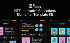 NFTThunder - NFT Innovative Collections Elementor Template Kit