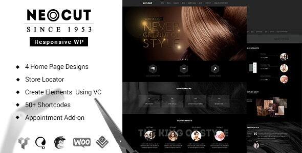 Neo Salon - Barber Shop WordPress Theme v3.5 Neo Salon - Barber Shop WordPress Theme v3.5