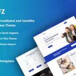 Netfz - internet provider, broadband, and satellite TV responsive WordPress Theme